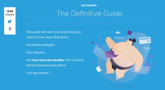 Buzzsumo guide - with social share counts