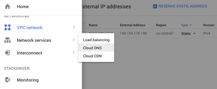 Google Cloud DNS - TypeEighty