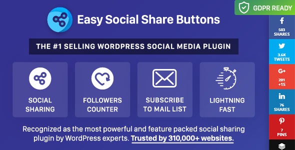 Easy Social Share Buttons