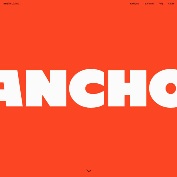 screenshot of Ancho