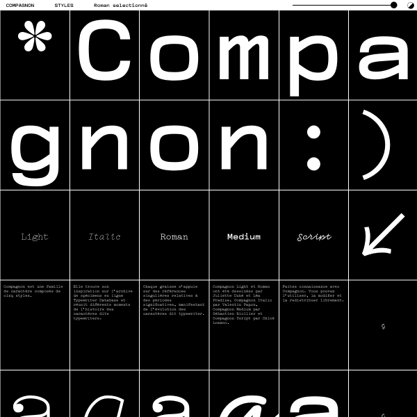 screenshot of Compagnon