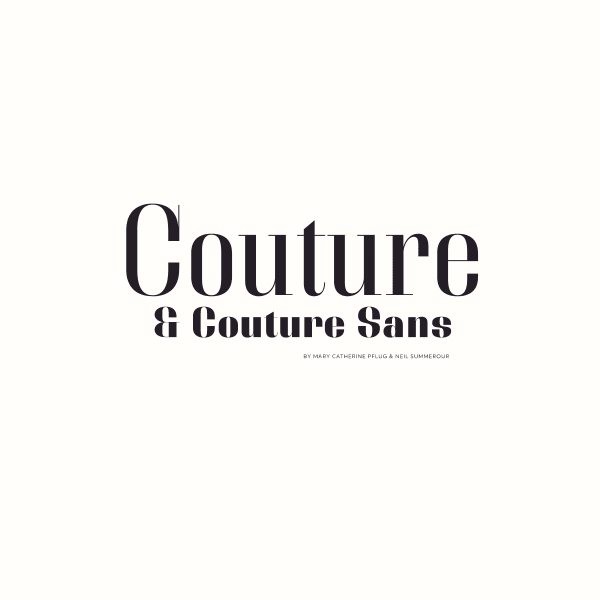 screenshot of Couture and Couture Sans