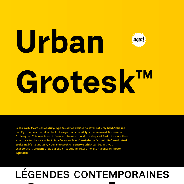 screenshot of Urban Grotesk™