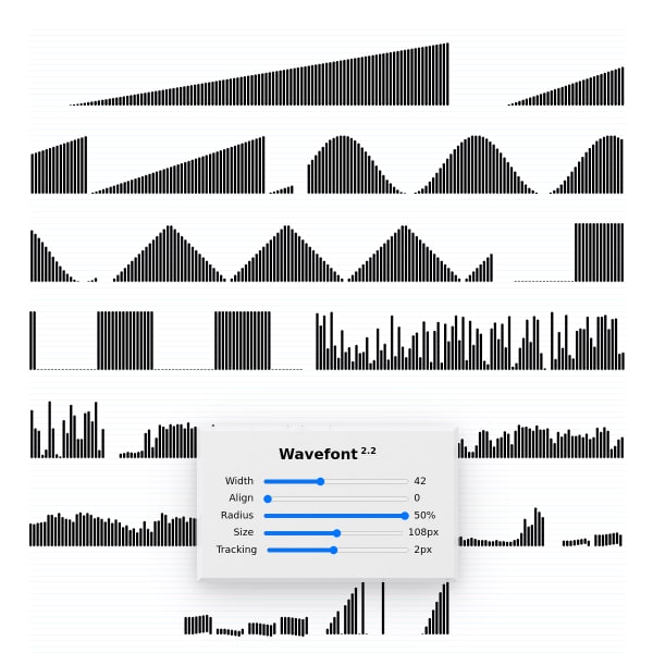 screenshot of Wavefont