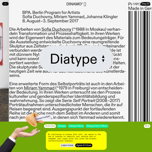 screenshot of Diatype