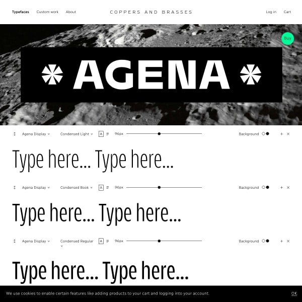 screenshot of Agena Display