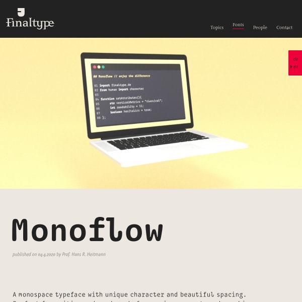 screenshot of Monoflow