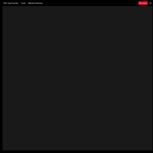 screenshot of Mānuka Collection