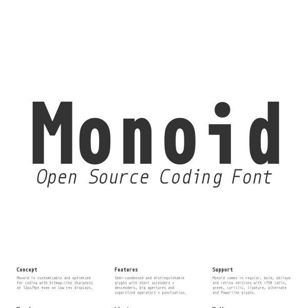 screenshot of Monoid