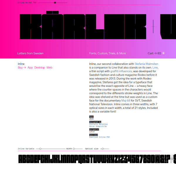 screenshot of Inline