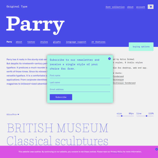 screenshot of Parry
