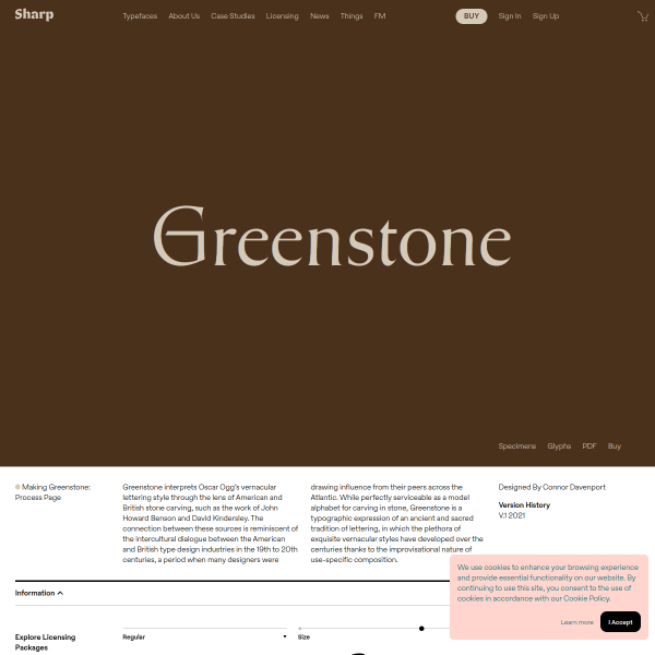 screenshot of Greenstone