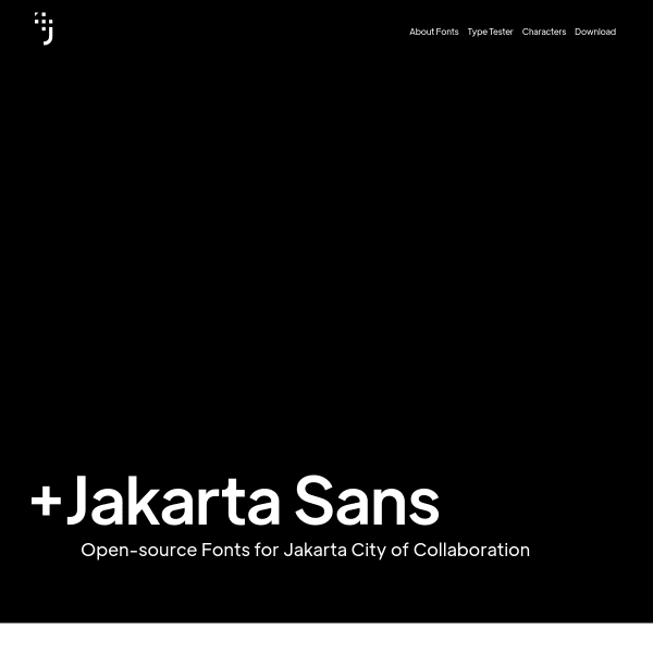 screenshot of Jakarta Sans