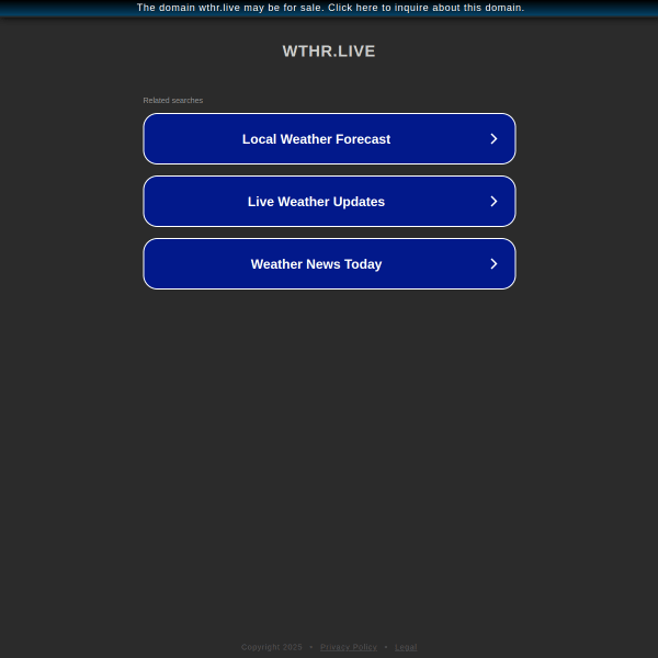 screenshot of Live Weather Forecasts by Black[Foundry]