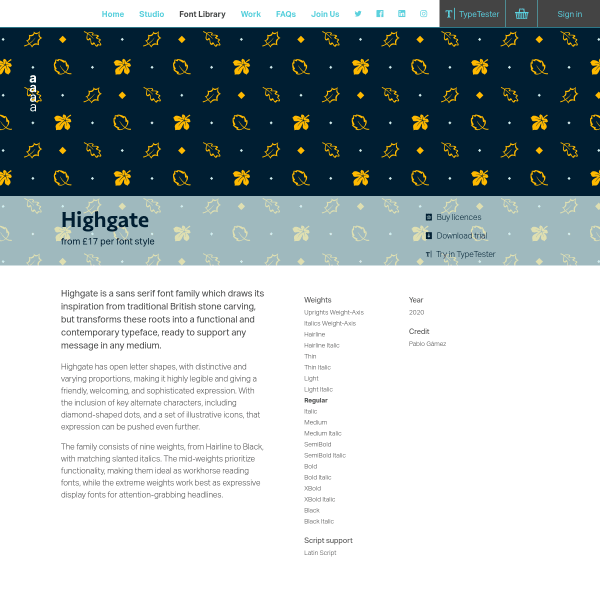 screenshot of Highgate