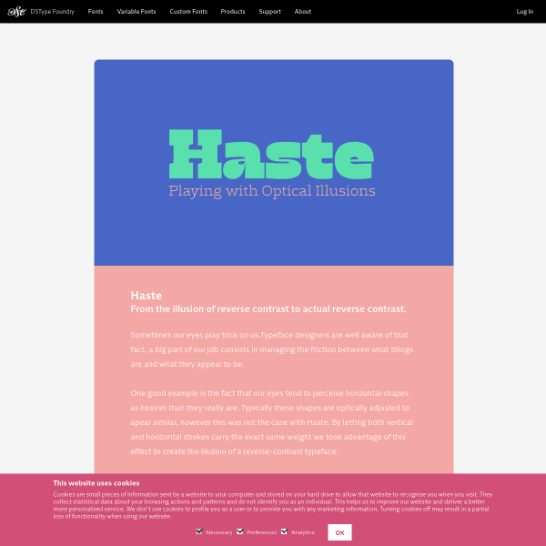 screenshot of Haste