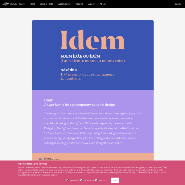 screenshot of Idem & Idem Display