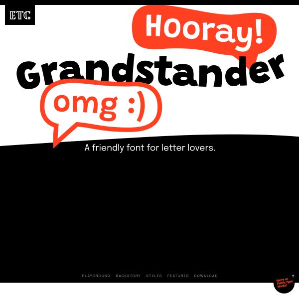 screenshot of Grandstander