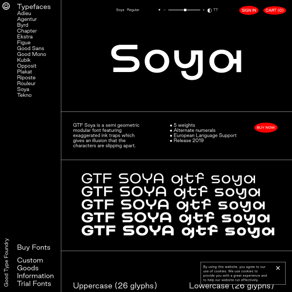 screenshot of Soya