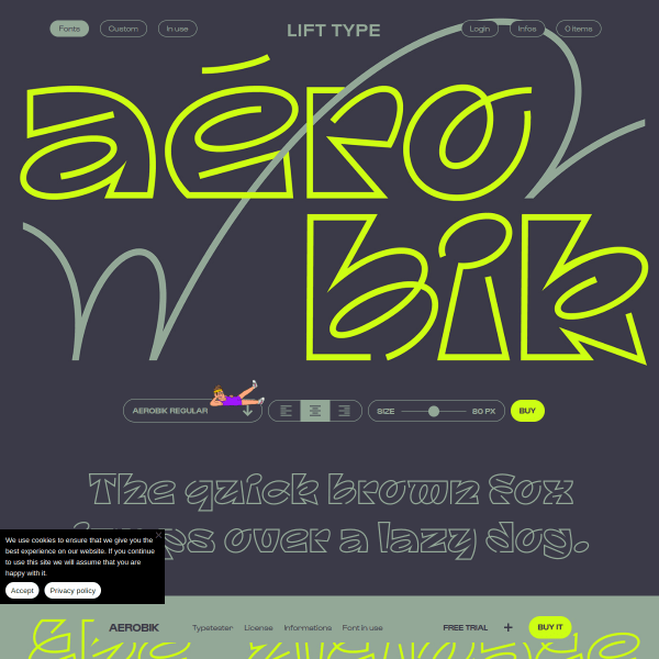 screenshot of Aerobik