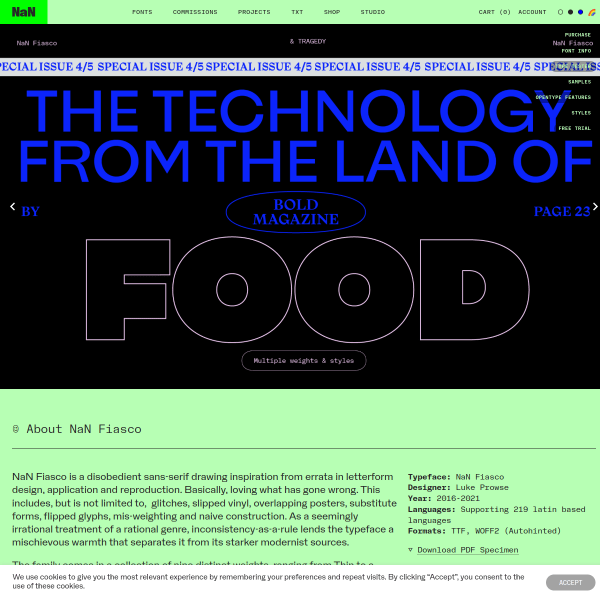 screenshot of NaN Fiasco – NaN