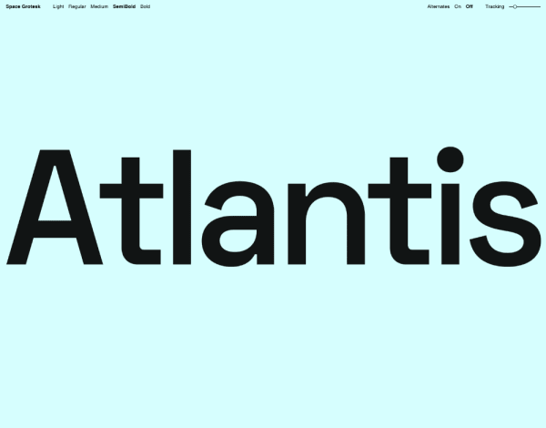 Space Grotesq from Florian Karston Space Grotesque