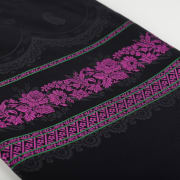 Edel bunadforkle emne 100% silke, lilla