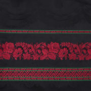 Edel bunadforkle emne 100% silke, rød