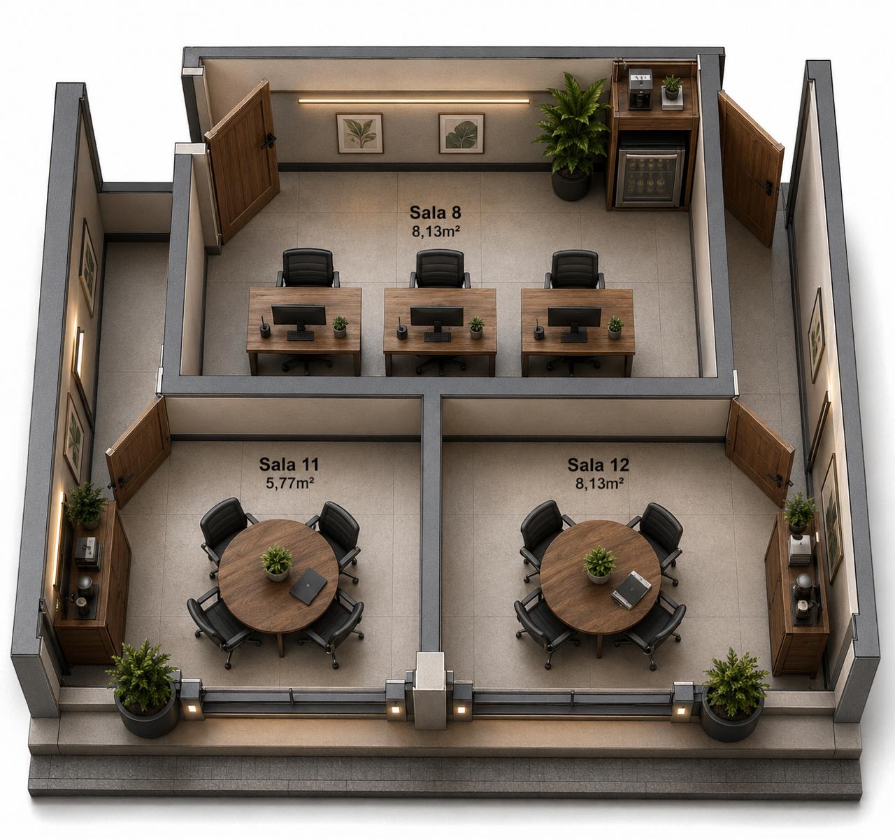 Foto da sala Escritório privativo para 4 posições · 0 a 10 m² em Vila Gomes Cardim, São Paulo (1/3)