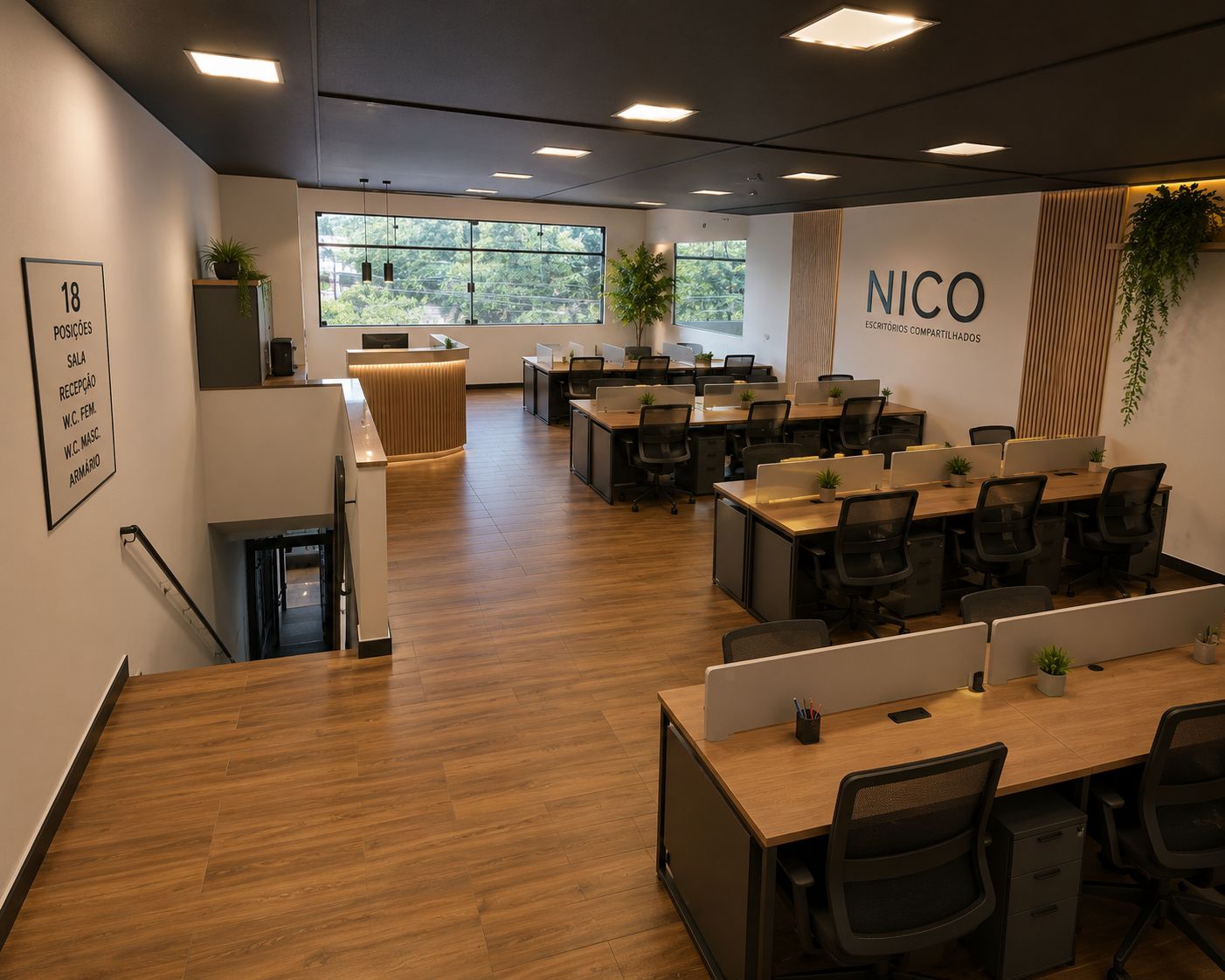 Foto da sala Escritório privativo para 20 posições · 50 a 60 m² em Vila Gomes Cardim, São Paulo (2/3)