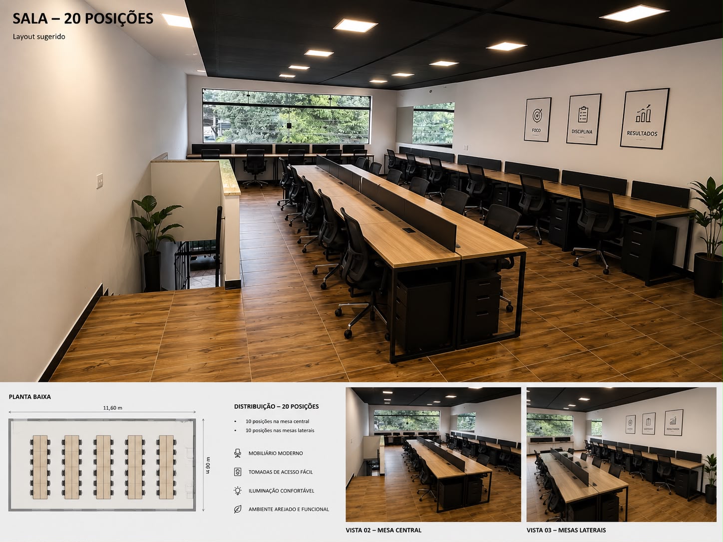 Foto da sala Escritório privativo para 20 posições · 50 a 60 m² em Vila Gomes Cardim, São Paulo (1/3)