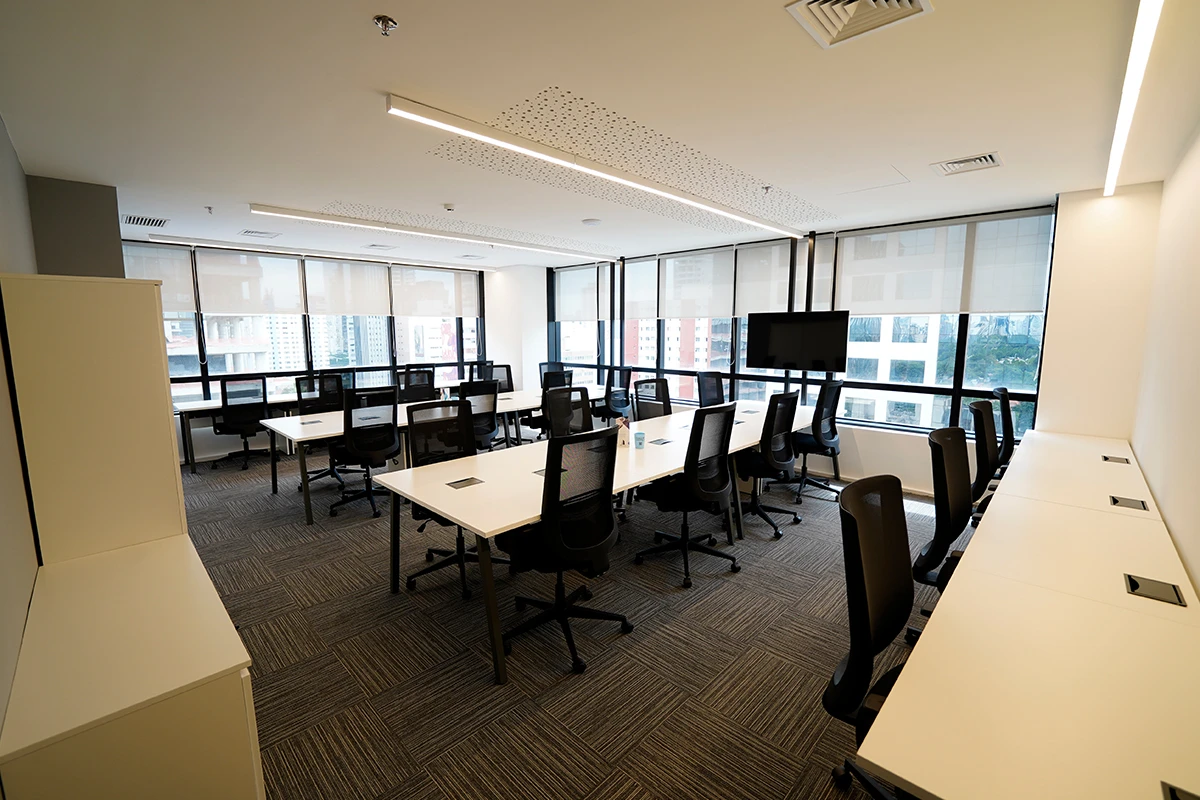 Foto de la sala Oficina privada para 10 puestos · 30 a 40 m² en Leblon, Rio de Janeiro (3/3)