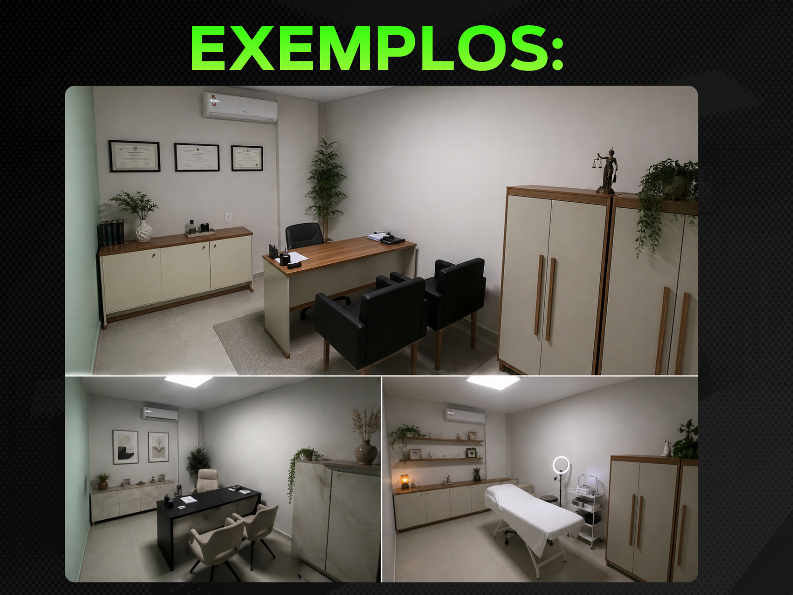 Foto da sala Escritório privativo para 3 posições · 10 a 20 m² em Alto da Cruz, Camaçari (2/3)