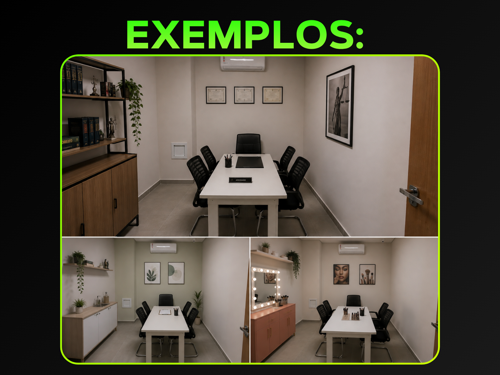 Photo of the room Private office for 4 seats · 10 to 20 m² in Alto da Cruz, Camaçari (2/3)