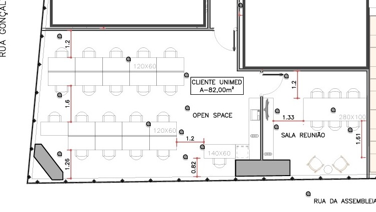 Foto da sala Escritório privativo para 26 posições · 80 a 90 m² em Centro, Rio de Janeiro (3/3)