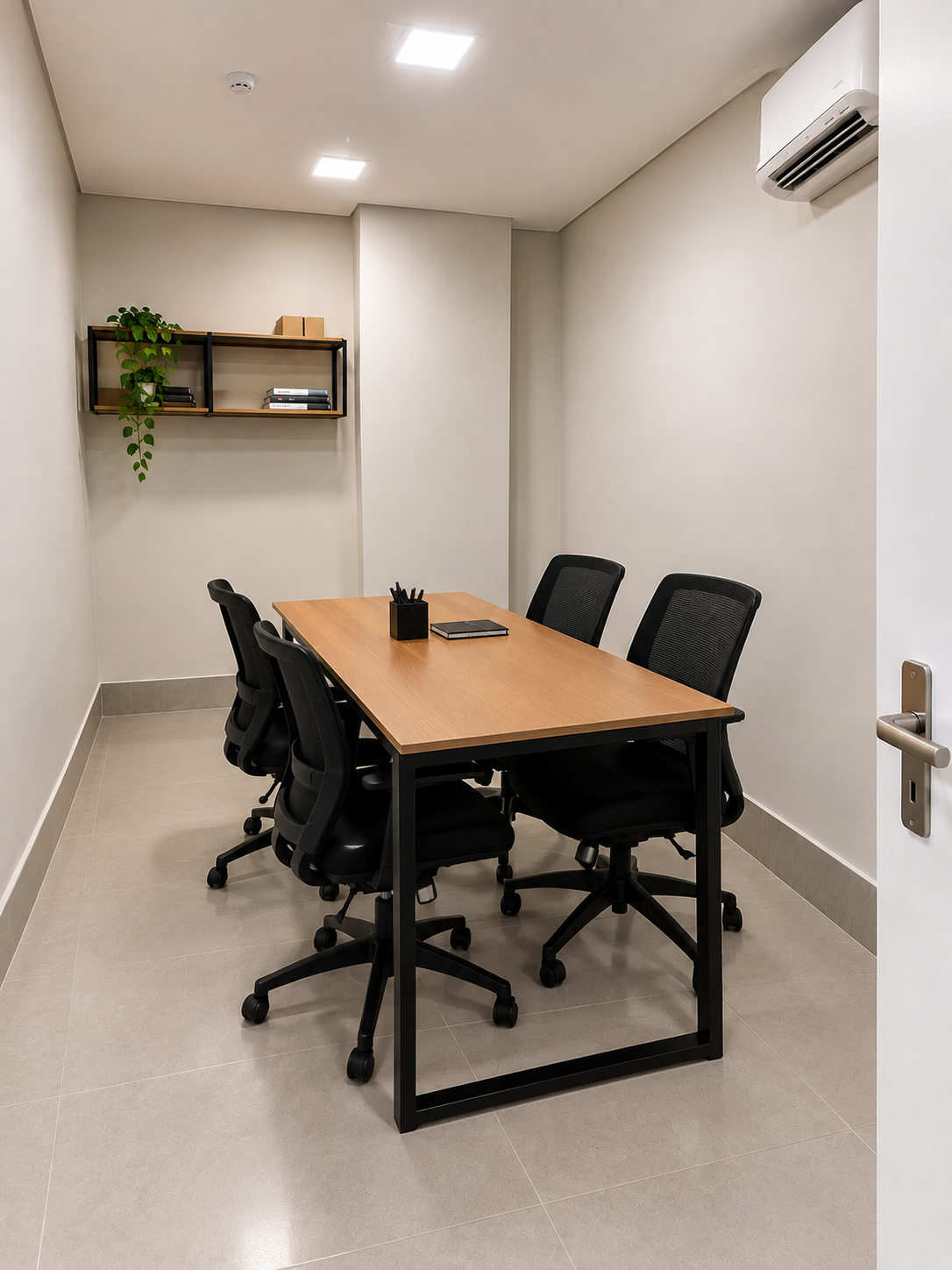 Foto de la sala Oficina privada para 4 puestos · 10 a 20 m² en Doutor Gilberto Machado, Cachoeiro de Itapemirim (2/3)