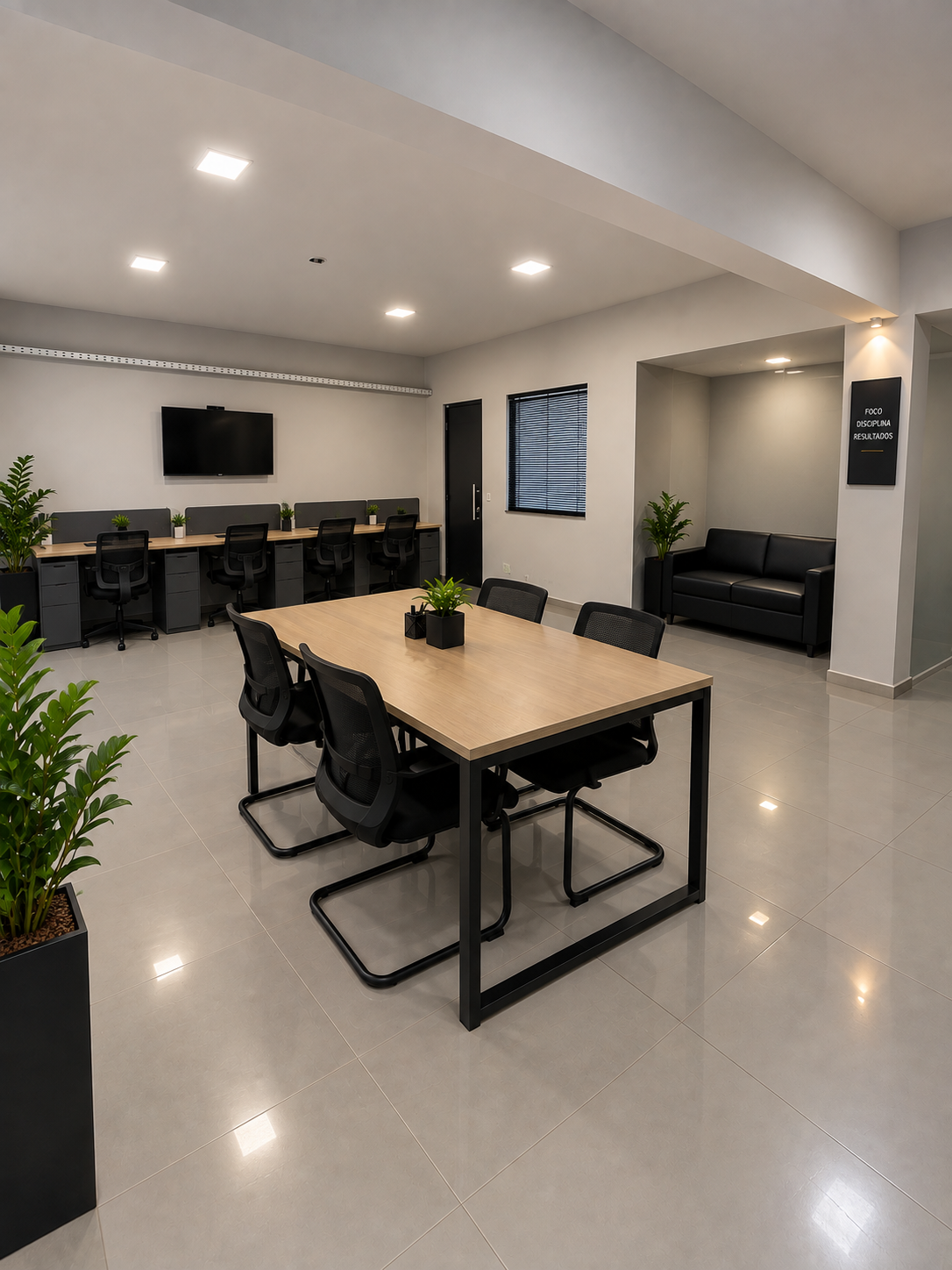 Foto de la sala Oficina privada para 18 puestos · 60 a 70 m² en Doutor Gilberto Machado, Cachoeiro de Itapemirim (1/3)