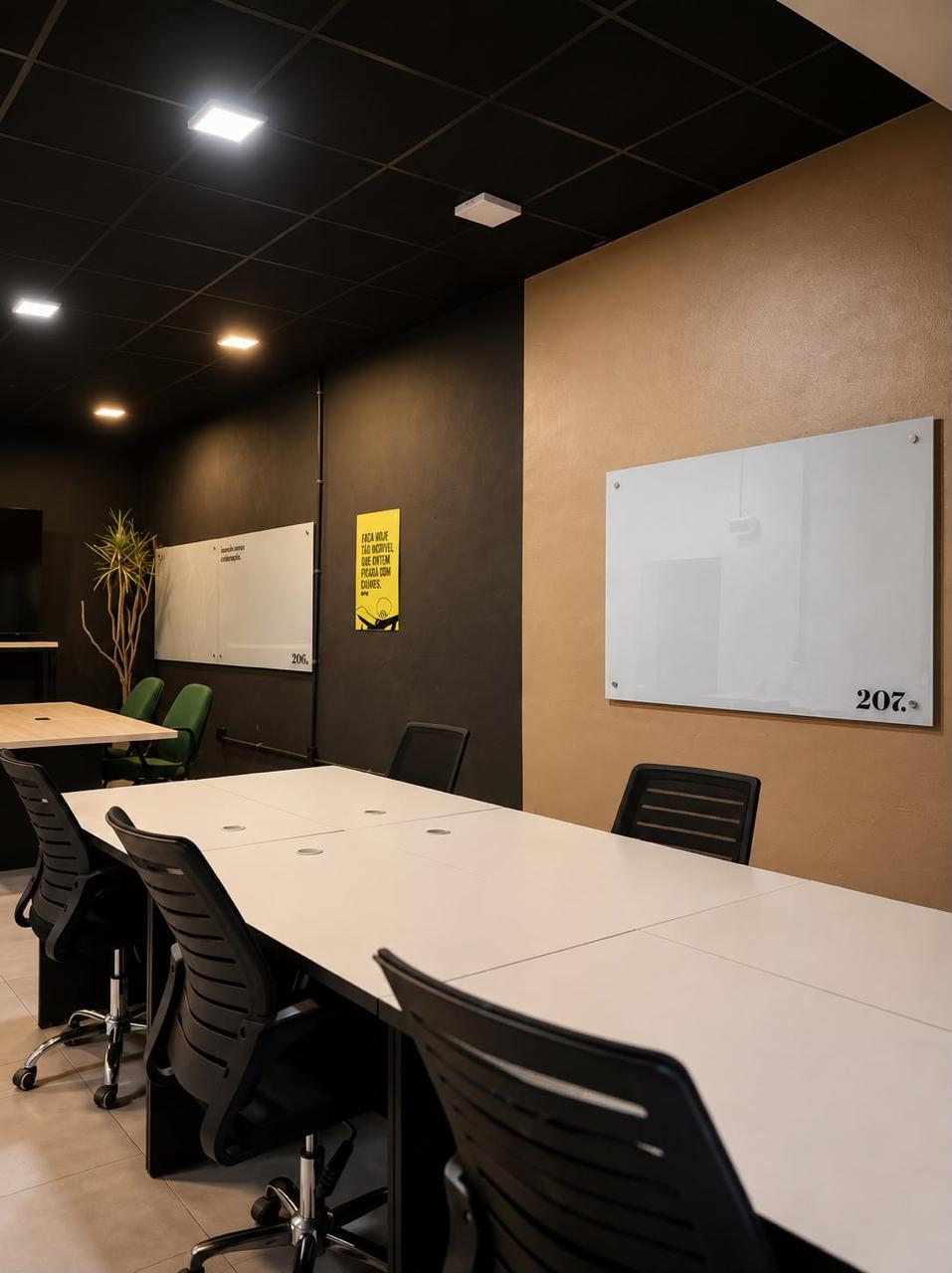 Foto da sala Sala de Reuniao, Arquipelago, layout adaptavel - Sala 10 — Coworking 207 (2/13)