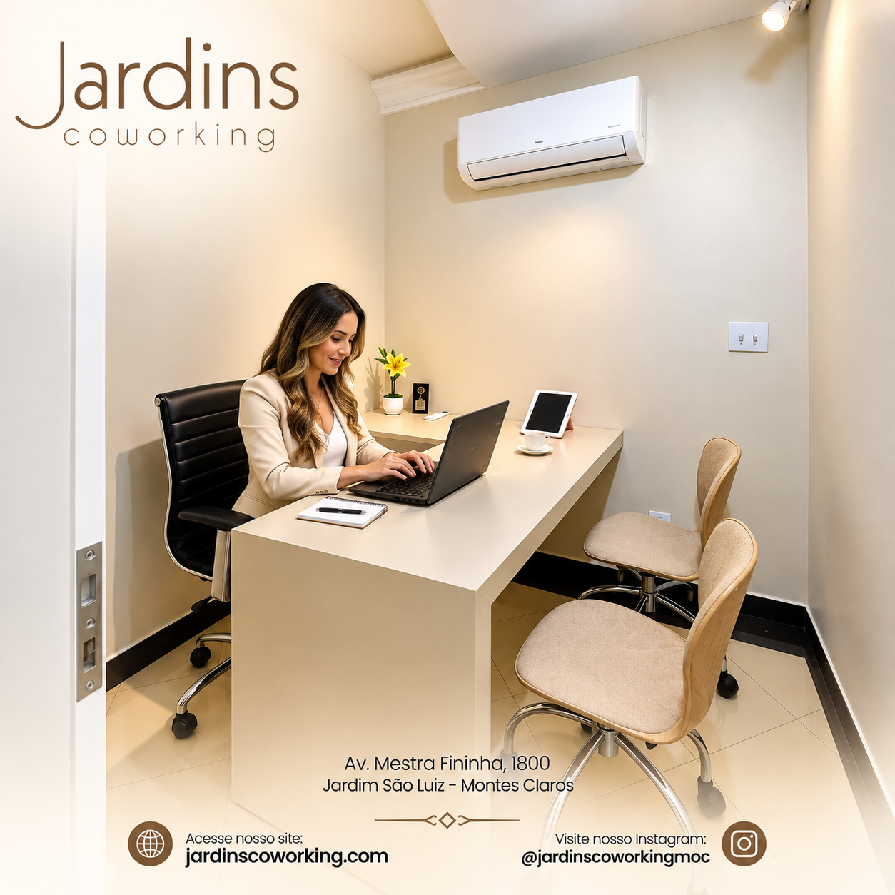 Foto de la sala Oficina privada para 1 puesto · 10 a 20 m² en Jardim São Luiz, Montes Claros (2/3)