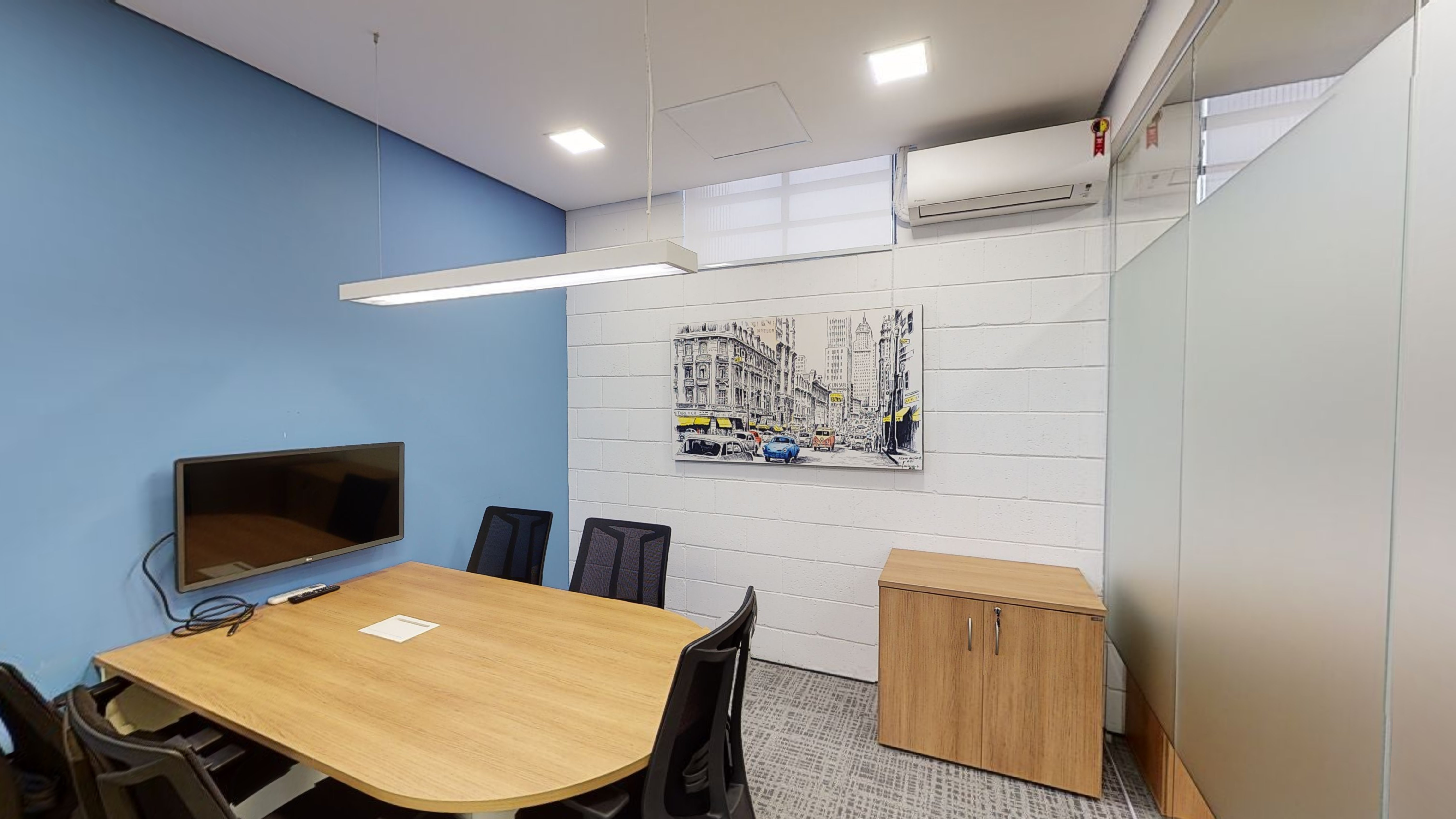 Foto de la sala Oficina privada para 5 puestos · 10 a 20 m² en Vila Monumento, São Paulo (2/3)