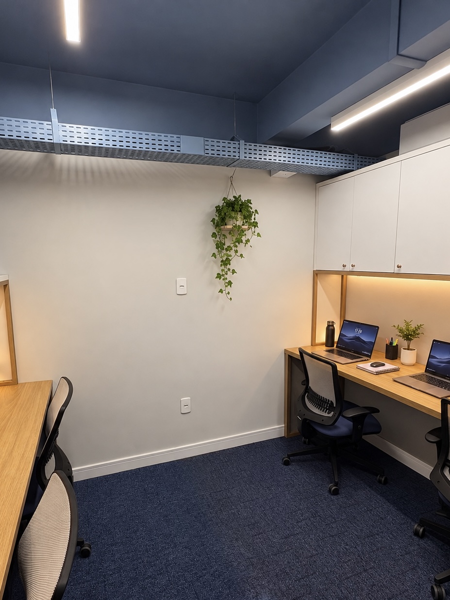Foto da sala Escritório privativo para 4 posições · 20 a 30 m² em Centro, Itajaí (2/3)