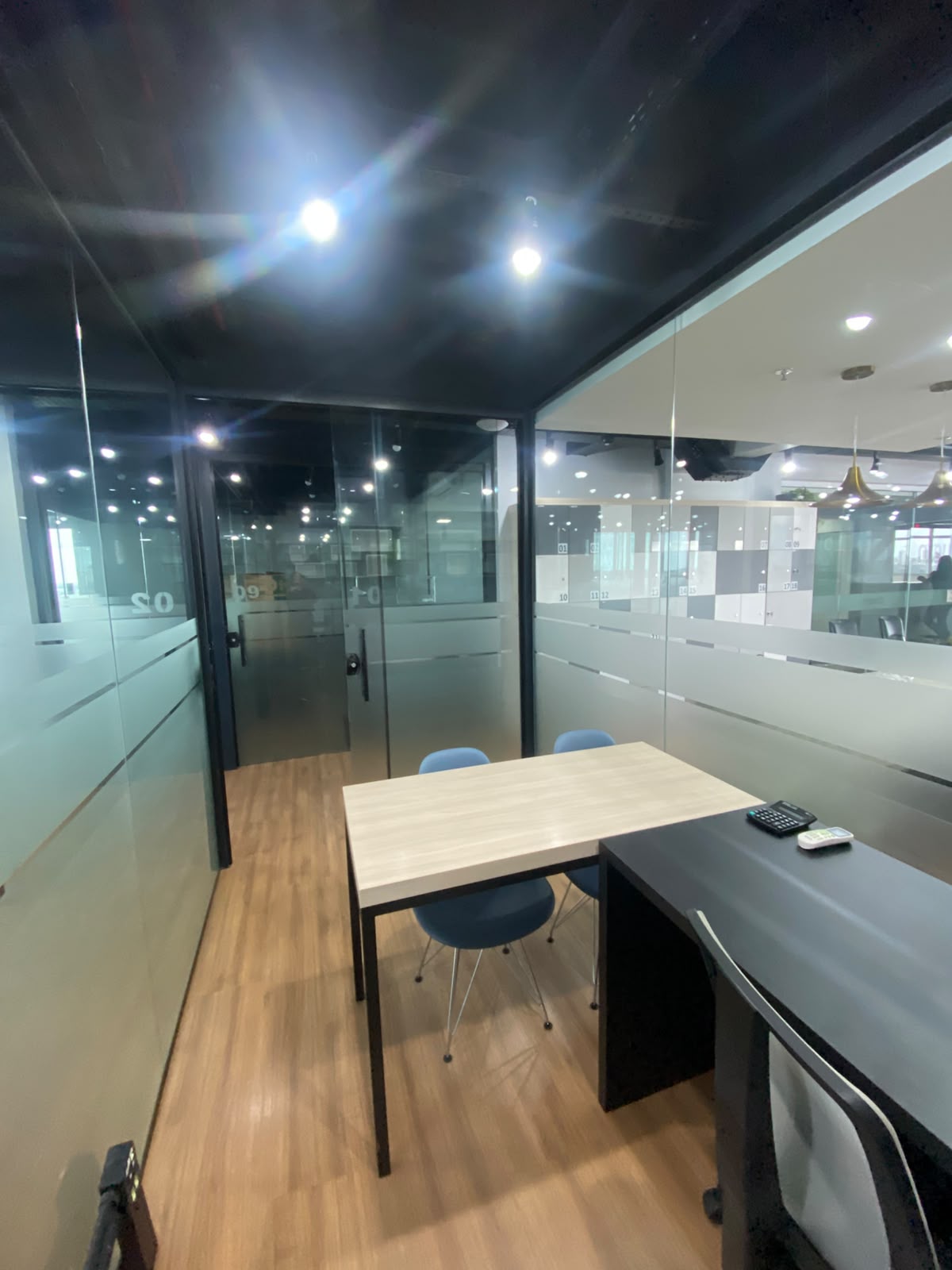 Foto de la sala Oficina privada para 1 puesto · 0 a 10 m² en Cidade Nova, Passo Fundo (2/3)