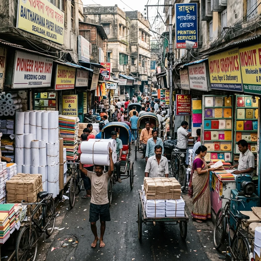 Sealdah Market shopping scene