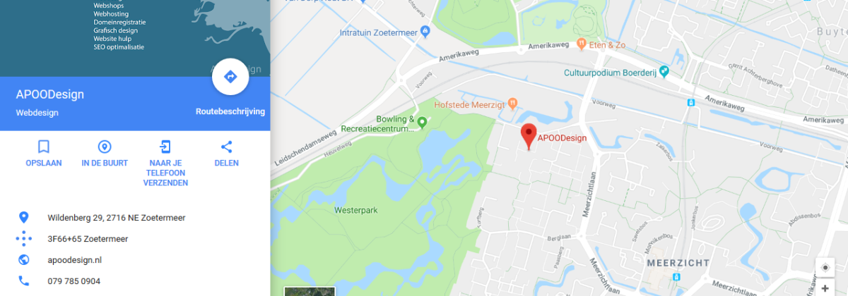 Je bedrijf op Google maps