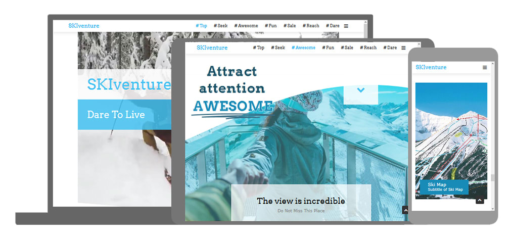SKIventure een U-Page One website