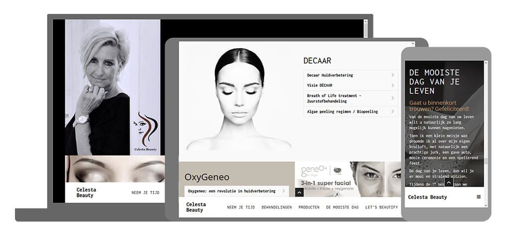 Celesta Beauty U-Page One More website
