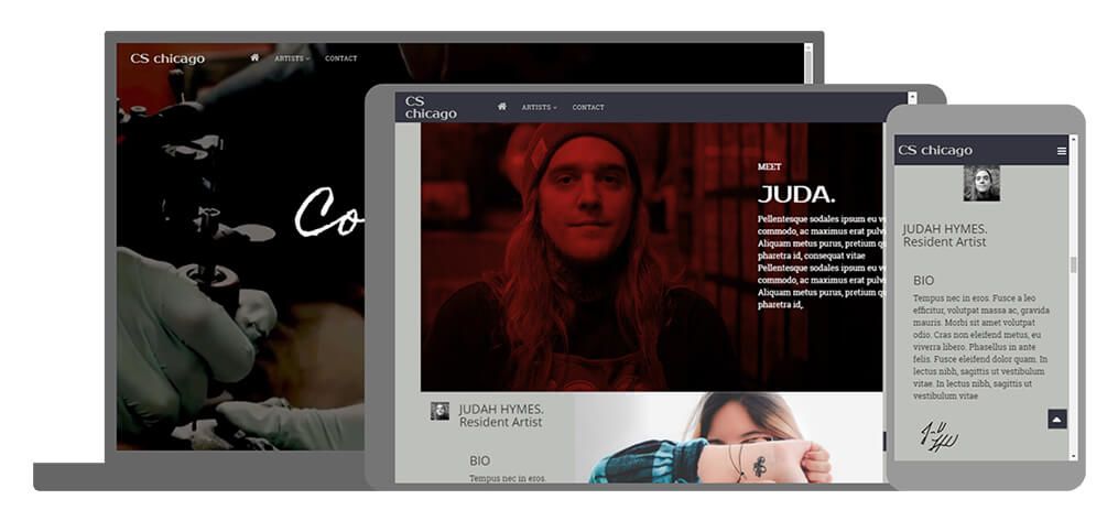 color shop u page one website