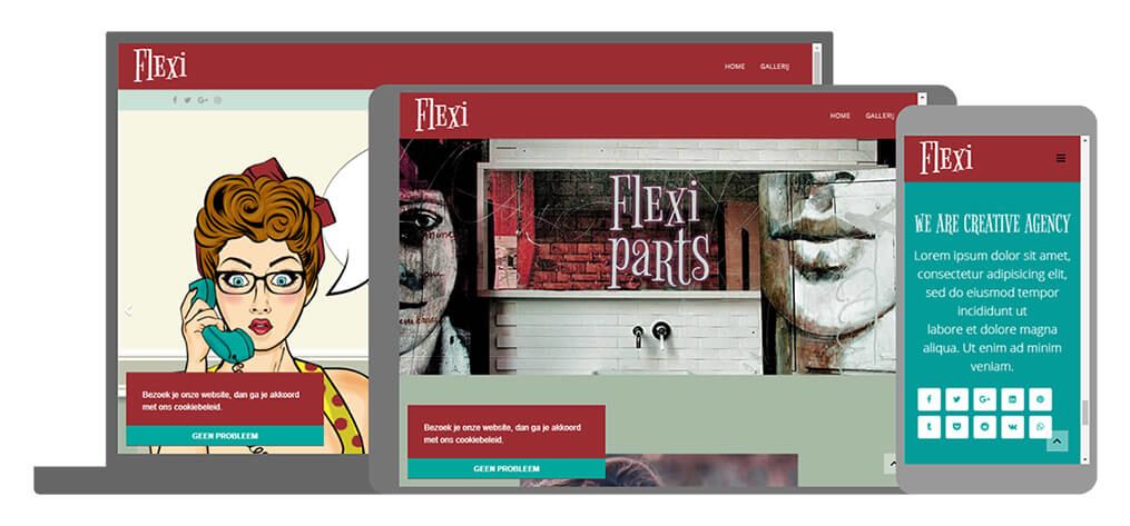 Flexi een U-Page One website