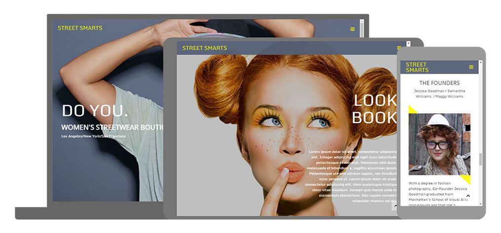 STREET SMART een U-Page One website