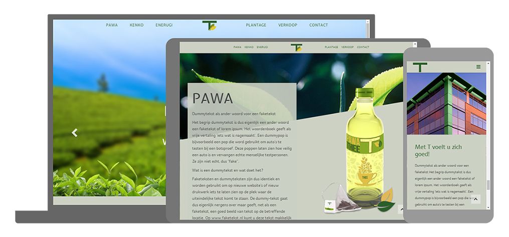 T een U-Page One website